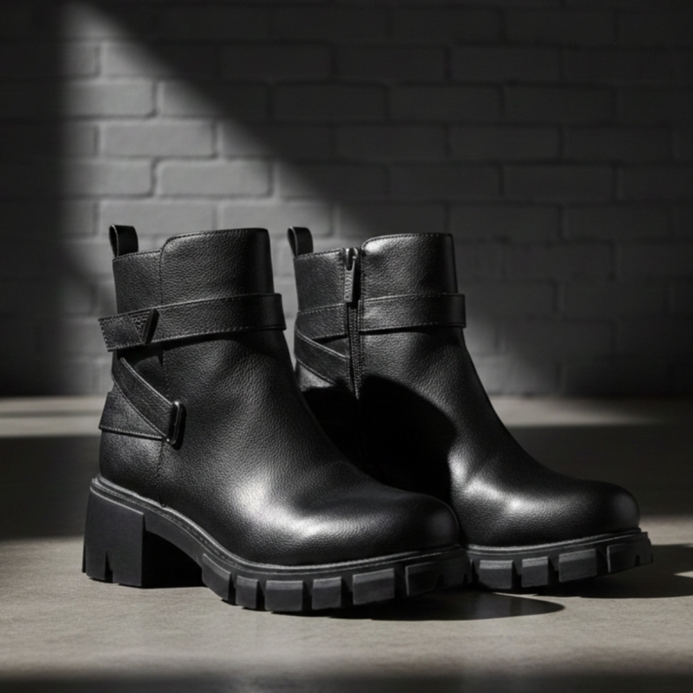 ​✨ NEW Guess Olyer Platform Logo Booties - Black ✨